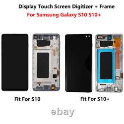 Remplacement d'écran tactile LCD + cadre pour Samsung Galaxy S10+ Plus en stock au Royaume-Uni