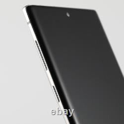 Remplacement de l'écran tactile LCD OLED pour Samsung Galaxy Note 10 + cadre blanc