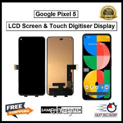 Remplacement de l'écran tactile LCD de l'affichage Google Pixel 5 en noir