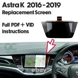 Remplacement de l'écran tactile LCD de la Vauxhall Astra K, pièce de rechange GM39018792 GM39042448