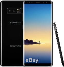 Samsung Galaxy Note8 Sm-n950u 64 Go Noir Minuit (déverrouillé) Un Écran Acl Shadow