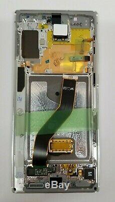 Samsung Galaxy Note 10 LCD Plus Blanc Écran D'affichage Digitizer Cadre N975 Oem