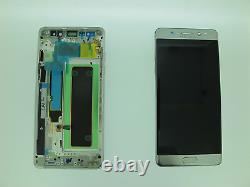 Samsung Galaxy Note 7 Fe N930f LCD Tactile Écran D'affichage D'origine Véritable Argent