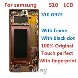 Samsung Galaxy S10, Écran LCD Sm-g973f S10 Digitizer Avec Cadre? Ref41