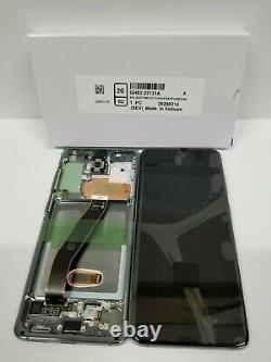 Samsung Galaxy S20 Silver LCD Screen Touch Screen Digitizer + Frame G980 Oem Nouveau