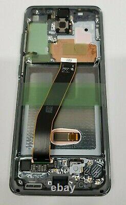 Samsung Galaxy S20 Silver LCD Screen Touch Screen Digitizer + Frame G980 Oem Nouveau