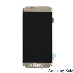 Samsung Galaxy S7 Edge Digitizer Touch Gold G935a G935t G935f Écran LCD Complet