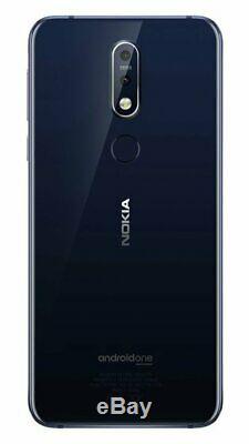 Sim Gratuit Nokia 7.1 32gb Duel LCD 5,8 Pouces Led Téléphone Mobile 5mp 4g Bleu