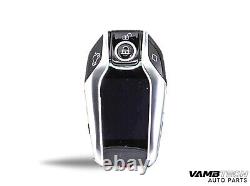 Smart Car Remote Key Intelligent Keyless Fonctions LCD Touch Screen Silver