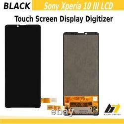 Sony Xperia 10 III LCD De Remplacement Écran Tactile Digitateur Pas De Cadre Black