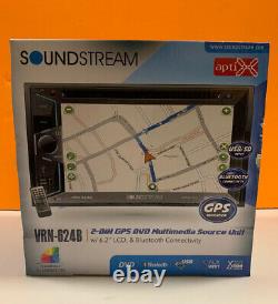 Soundstream Vrn-624b 2-din Aptix Source Unit Avec Igo Gps Bluetooth Et 6.2 LCD