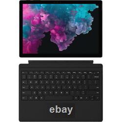 Surface Pro 6 Microsoft 12.3 Ljm-00028 I5 8 Go 256 Go Type De Keyboard Cover Bundle