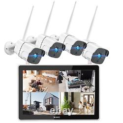 Toguard 12 Nvr 8ch Monitor Wireless Home Outdoor Security System Ir Nightvision