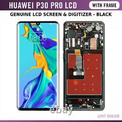 Véritable Huawei P30 Pro Avec Cadre Oled LCD Écran Tactile Fingerprint Uk