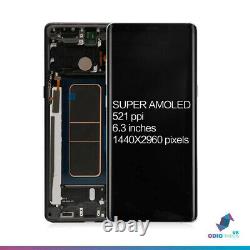 Véritable Samsung Galaxy Note 8 Sm-n950f LCD Écran Tactile D'origine Royaume-uni