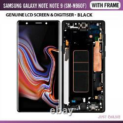 Véritable Samsung Galaxy Note 9 N960f Écran LCD Écran Touch Nugitizer Assemblage