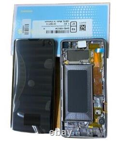 Véritable Samsung Galaxy S10 G973f LCD Touch Display Screen Black Service Pack