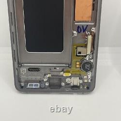 Véritable Samsung Galaxy S10 Gris Écran Tactile Avec Cadre